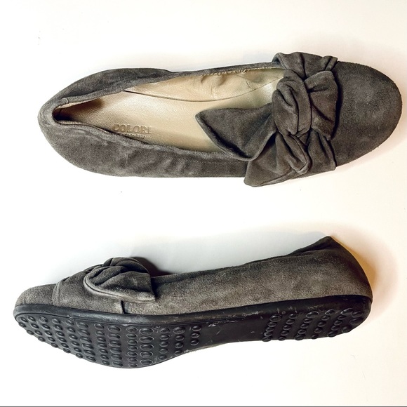 COLORI “Made in Italy” Suede Flats - Picture 6 of 13
